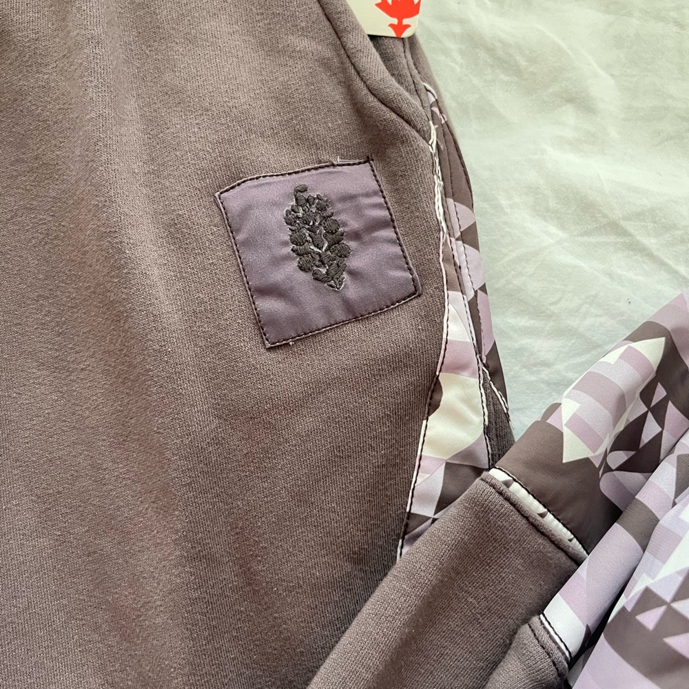 FP Movement by Free People Geometric Mauve Joggers - Picture 10 of 11